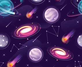 Free space pattern - Vector Art