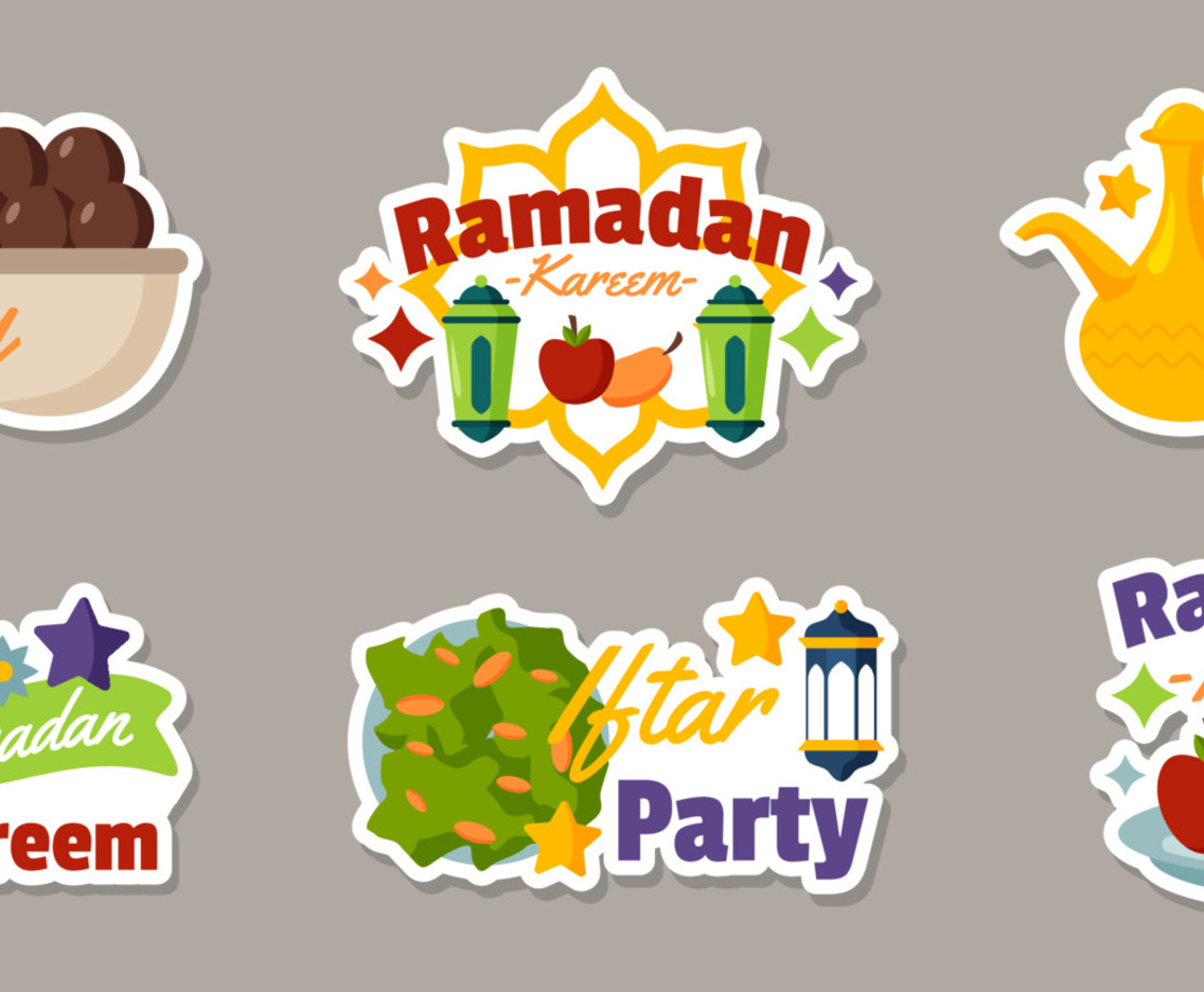 Iftar Party Sticker Collection