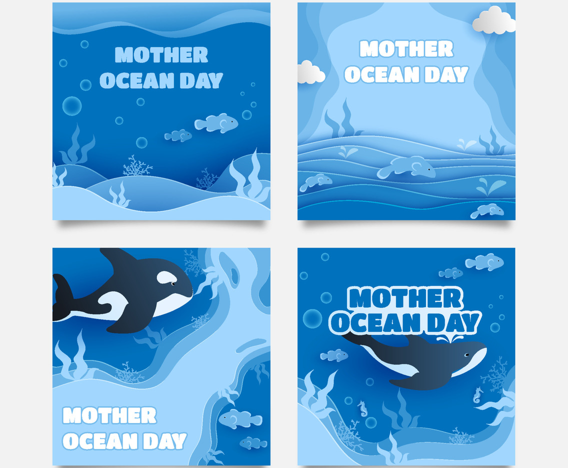 Mother Ocean Day Social Media