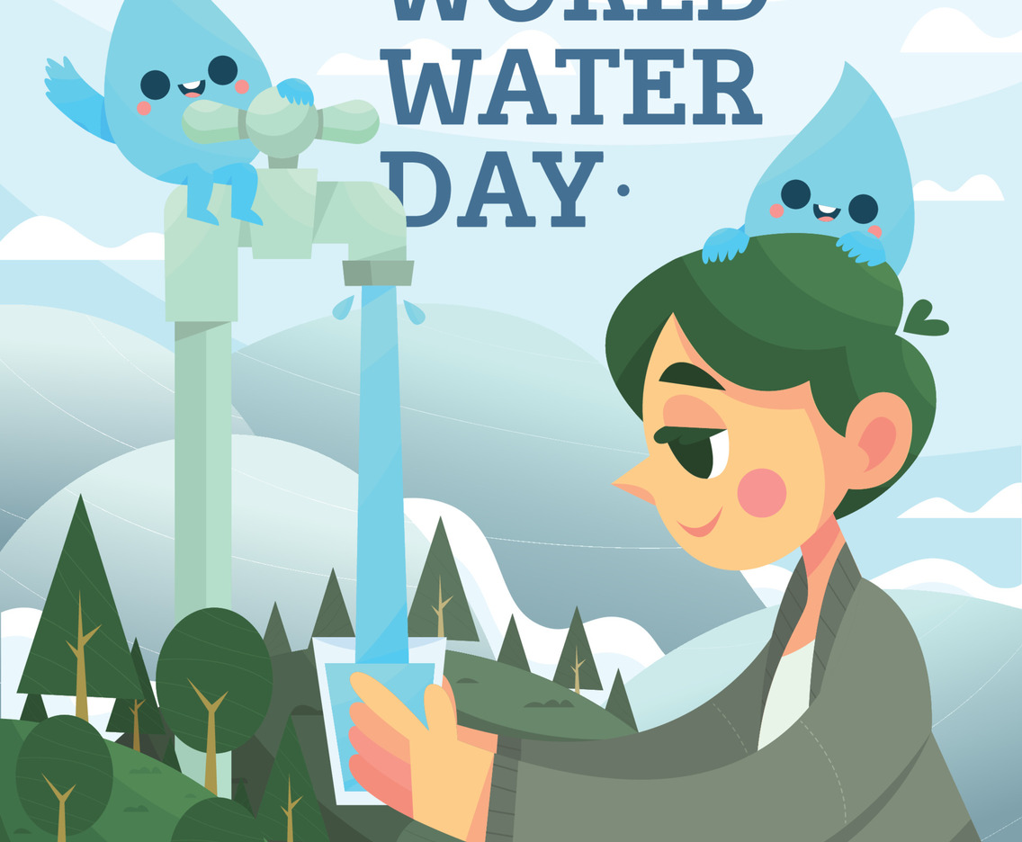 Adding Earth's Water To A Man's Glass