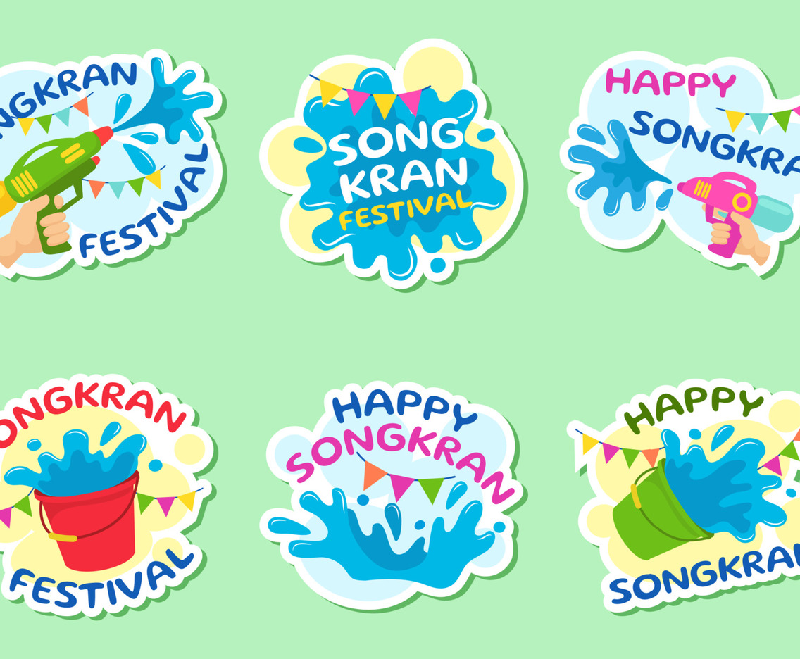 Colorful Songkran Set