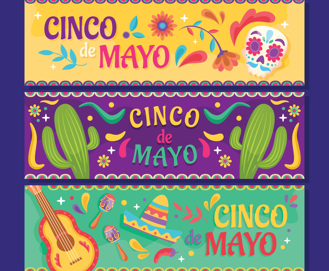 Cinco De Mayo Cute Banner Template