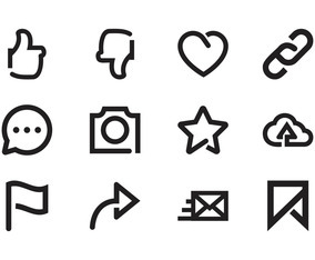 Colorful Social Media Reaction