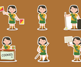 Free occupations - Vector Art