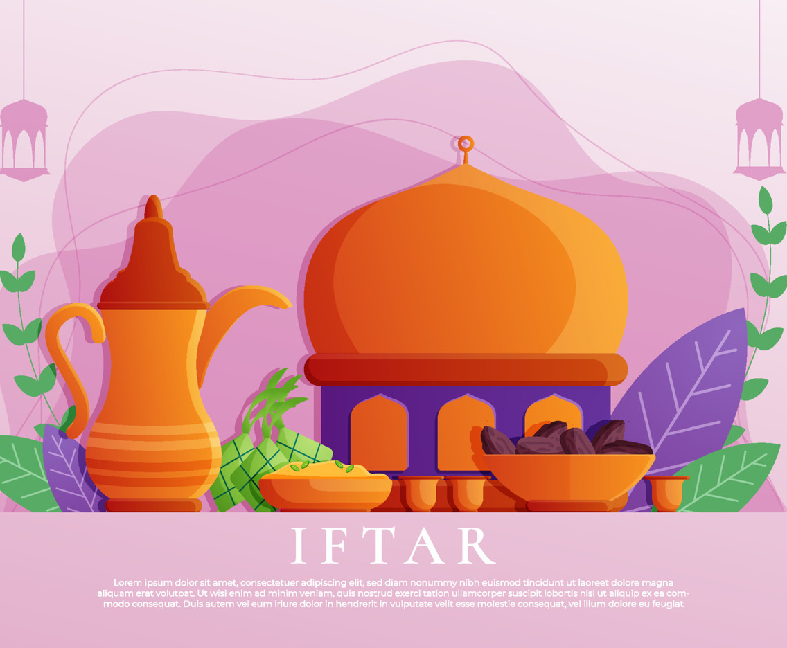 Iftar Food Background