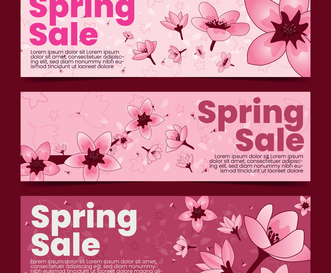 Cherry Blossom Banner