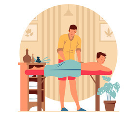 Free massage - Vector Art