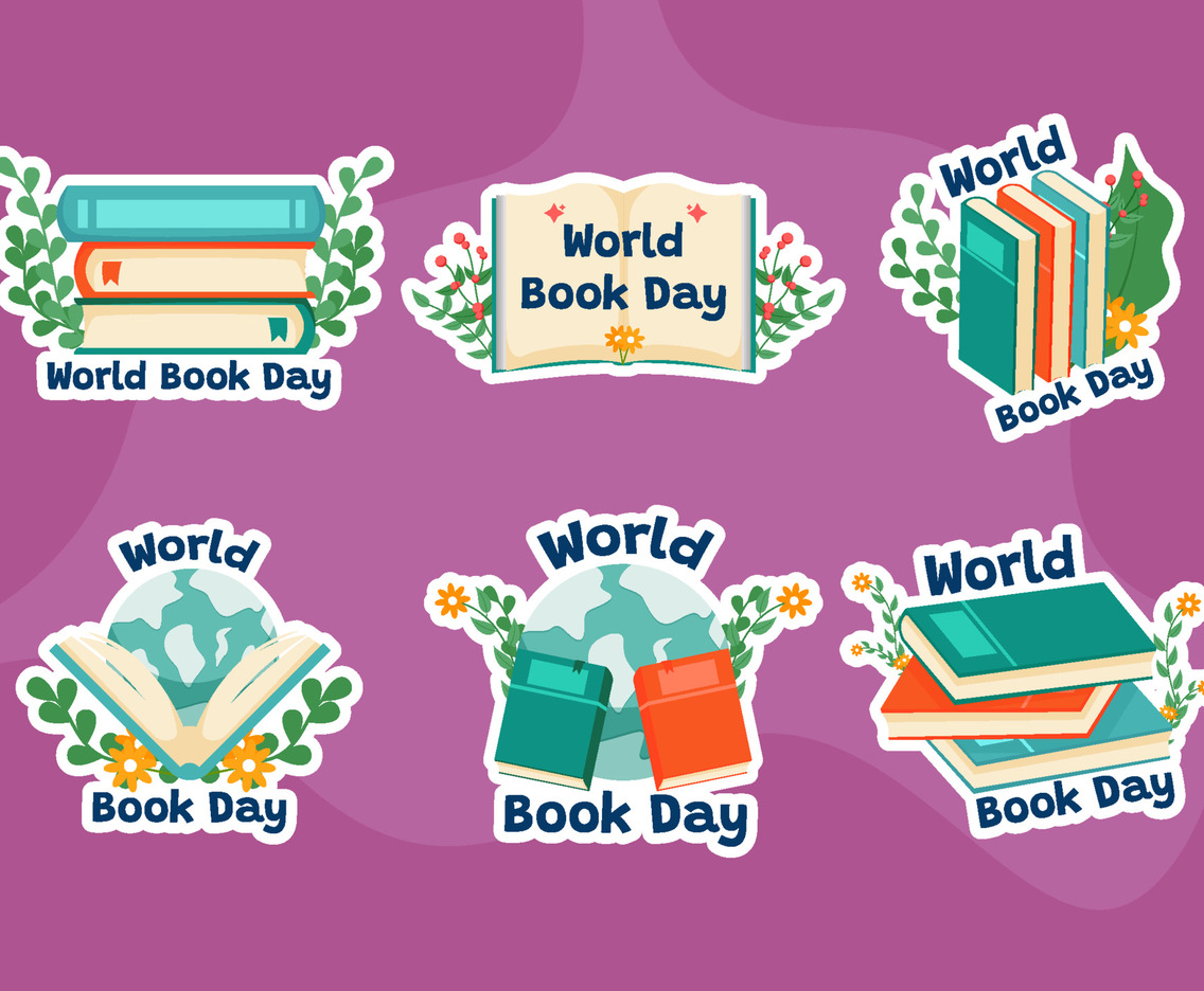 World Book Day Sticker