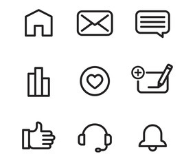 Colorful Social Media Reaction