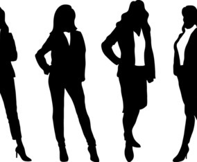 Free women character - Vector Art