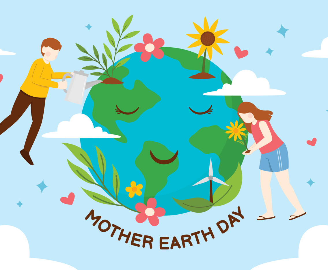 Hand Drawn Earth Day Concept