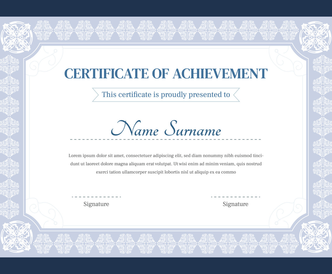 School Graduation Certificate Template