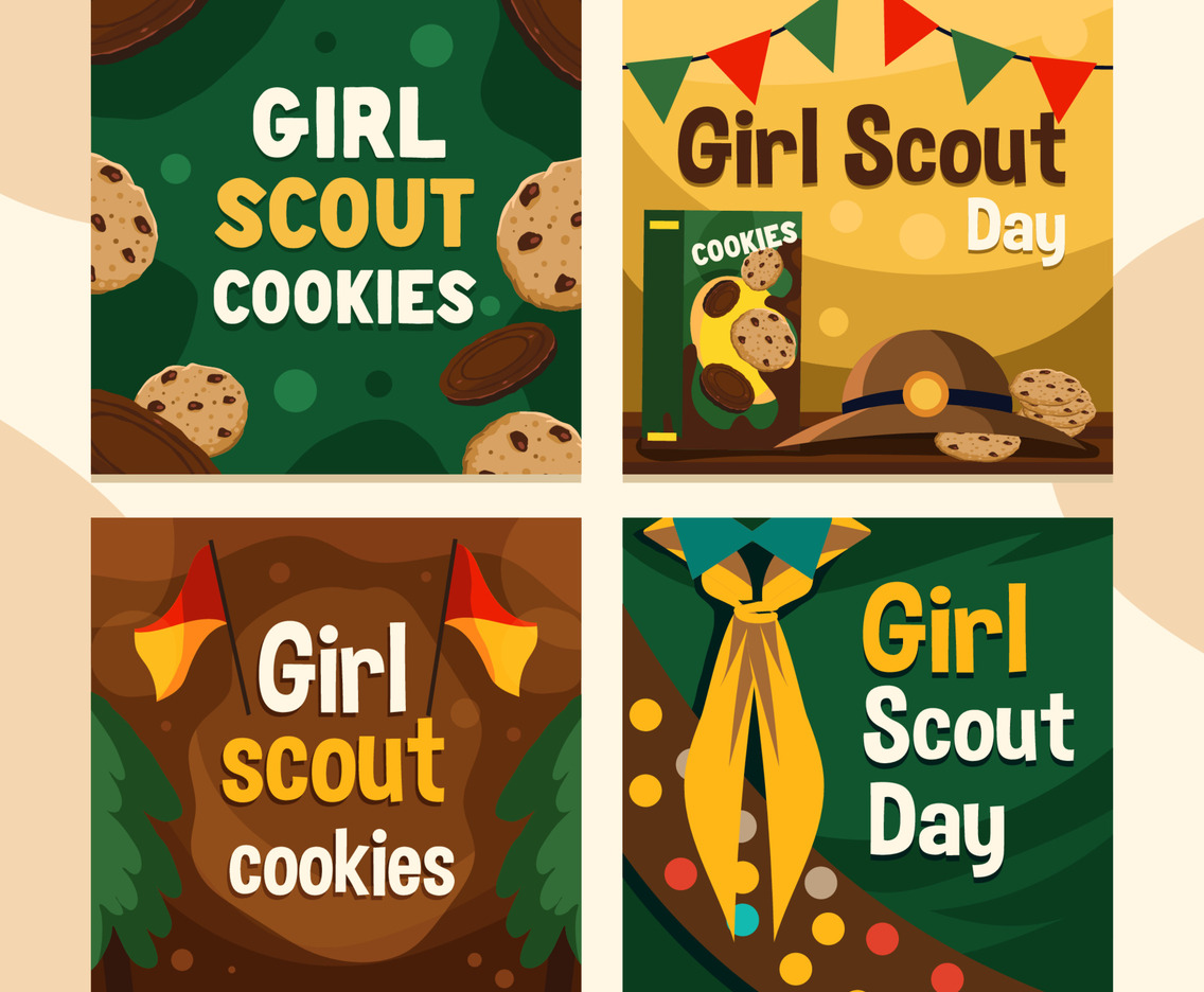 Girl Scout Day Social Media Set