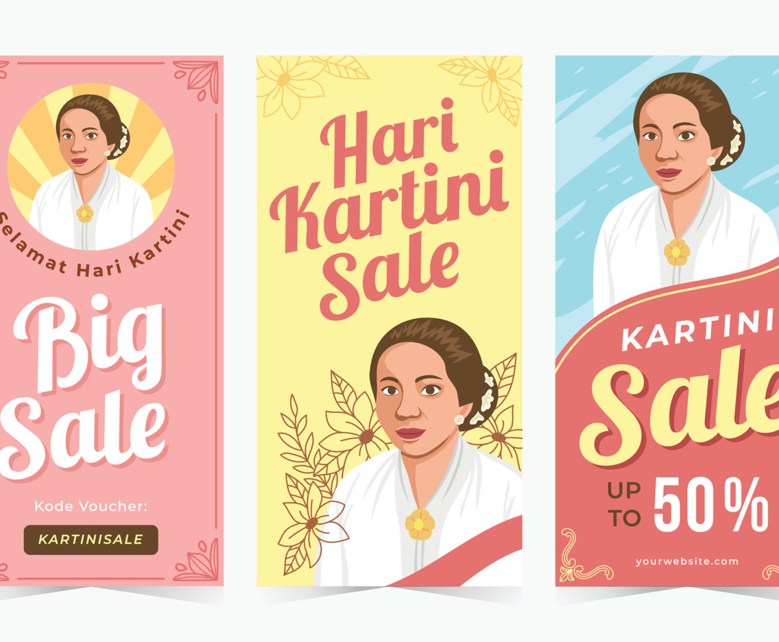 Kartini Day Sale Banner Template