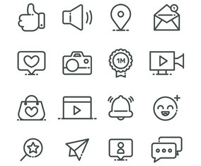 Colorful Social Media Reaction