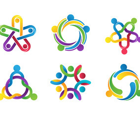 Set of Collaboration Logo