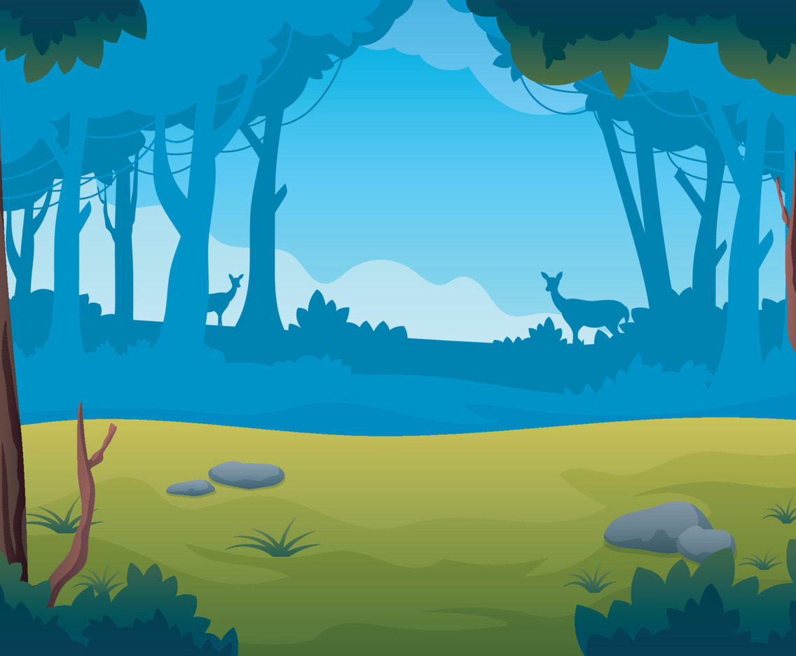 Summer Forest Background Concept