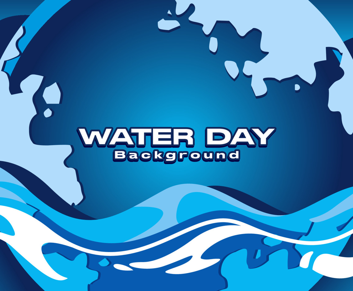 Water Day with Wave Template