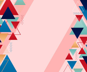 Abstract Triangles on Canvas