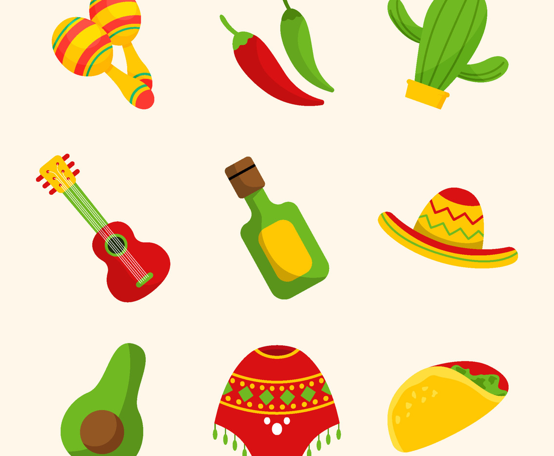 Cinco De Mayo Icon Set
