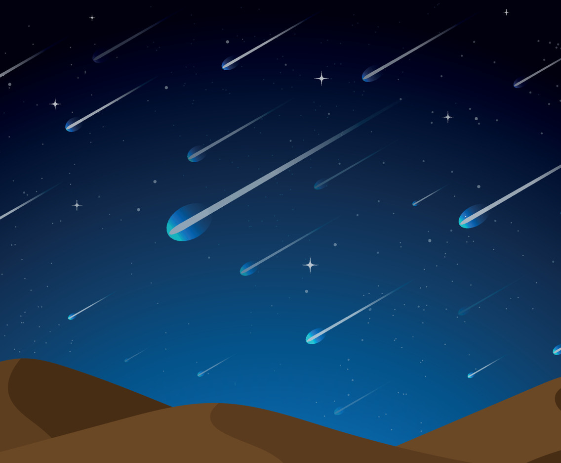 Meteor Rain Background