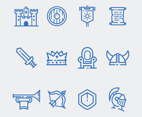 Medieval Icon Pack | FreeVectors