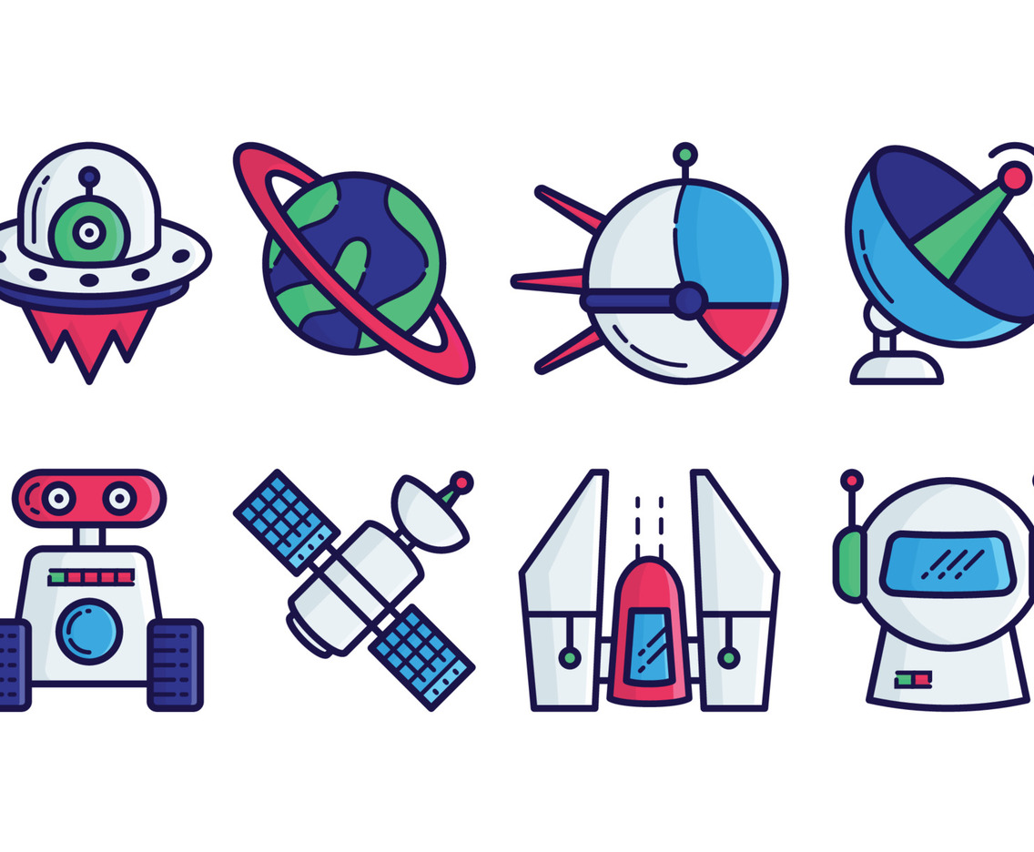 Science Fiction Icon Set