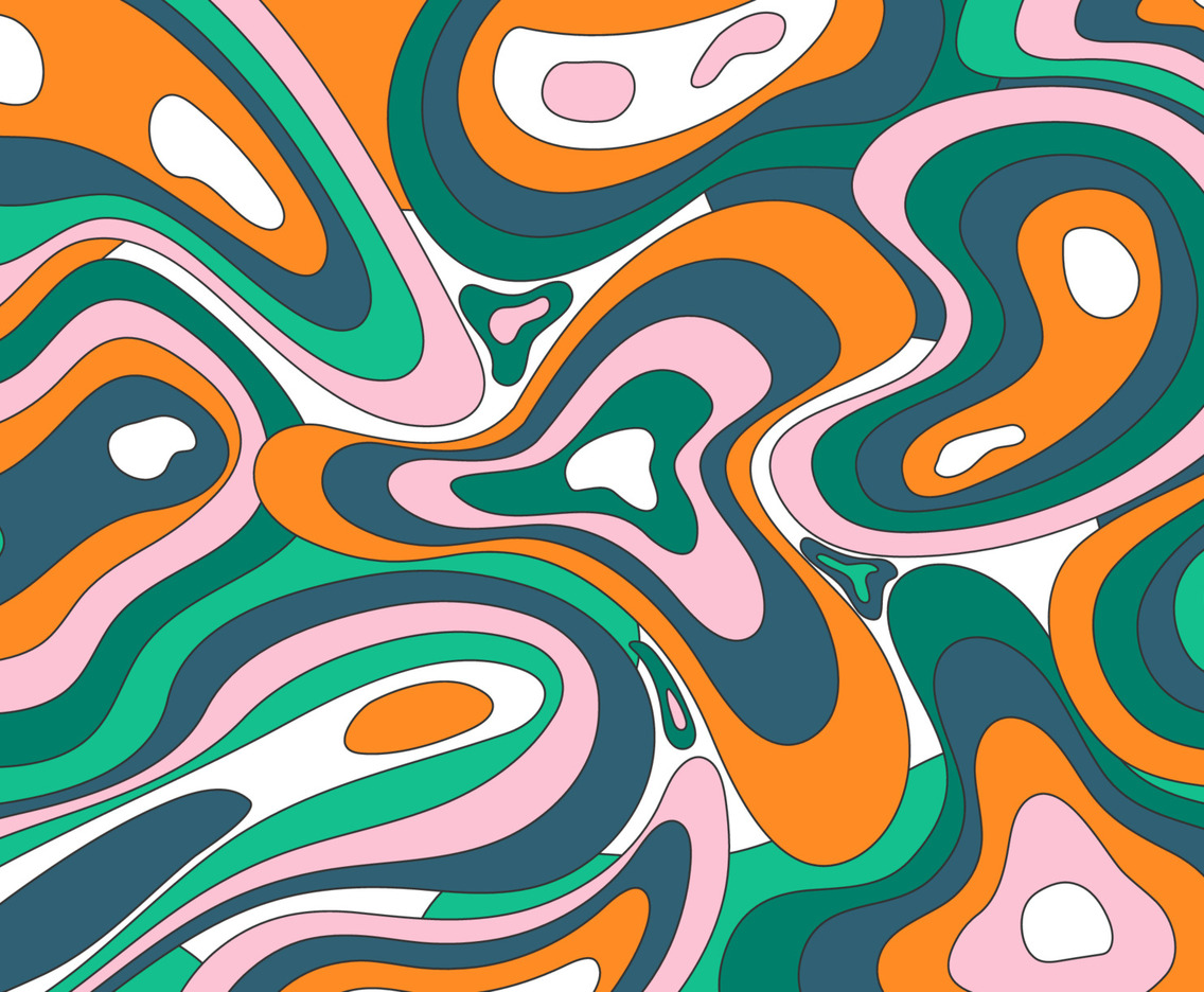 Colorful Abstract Psychedelic Background