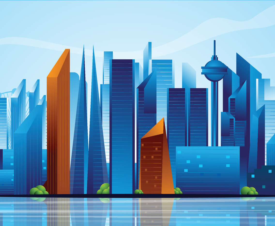 Skyscraper Building Background Concept