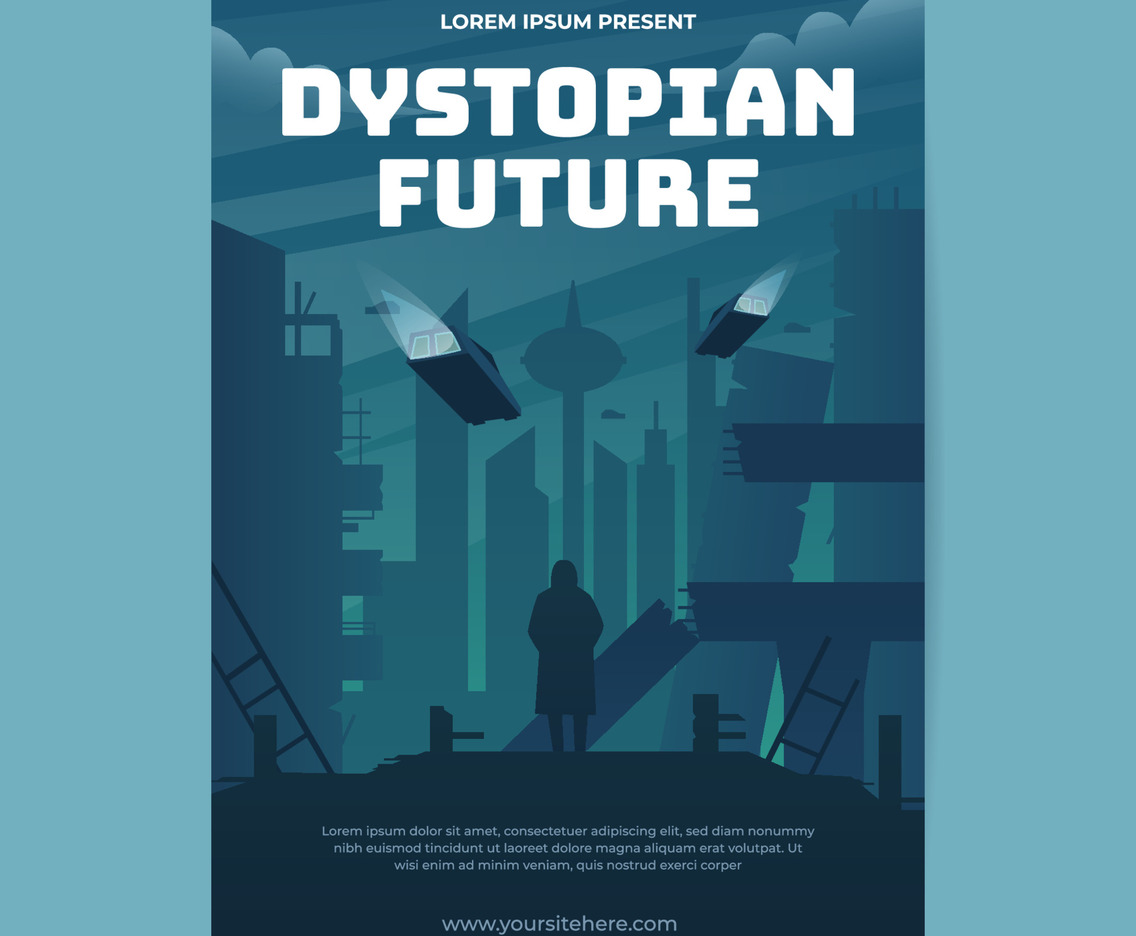 Dystopian Future Poster Template