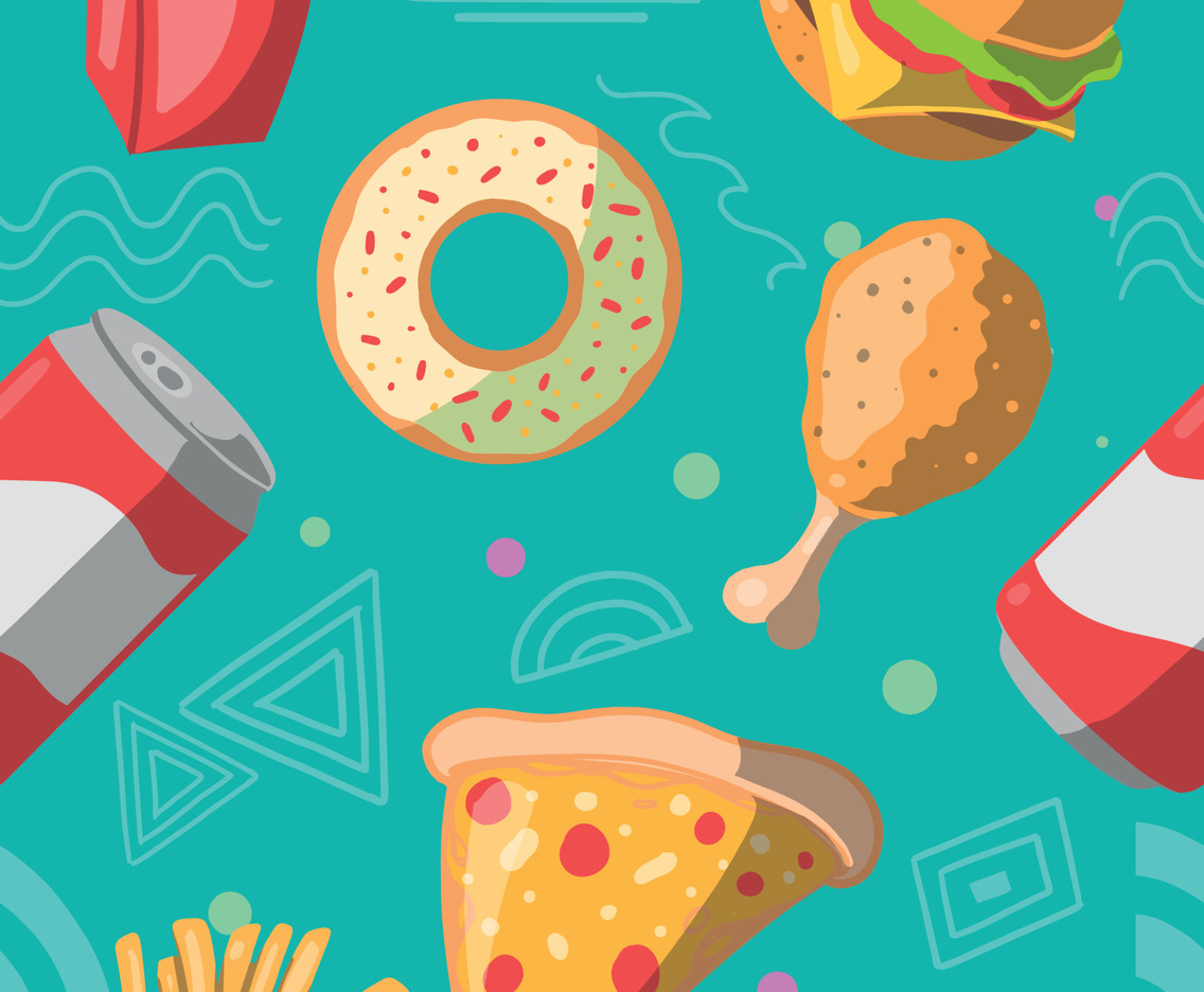 Junkfood Seamless Concept