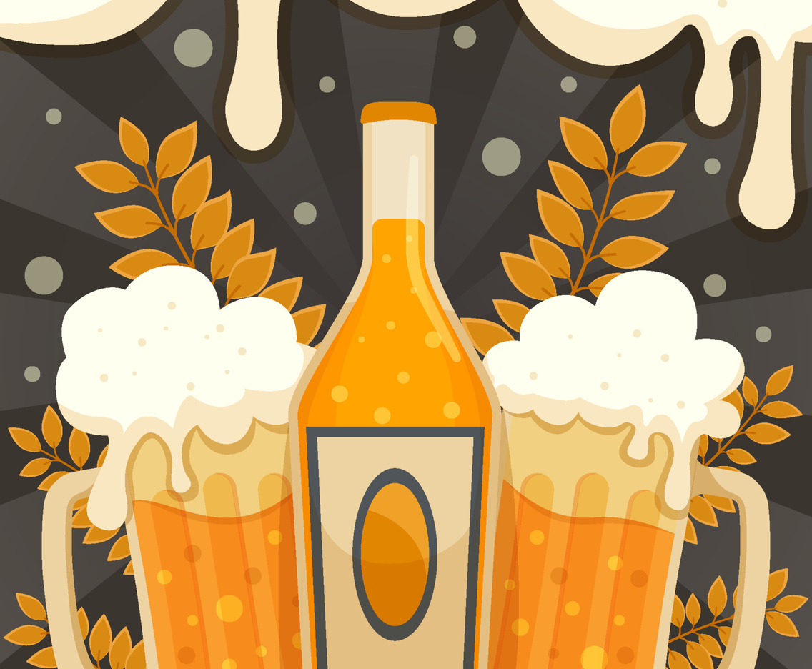 Beer Day Background