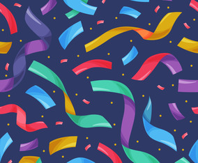 Ribbons Seamless Background