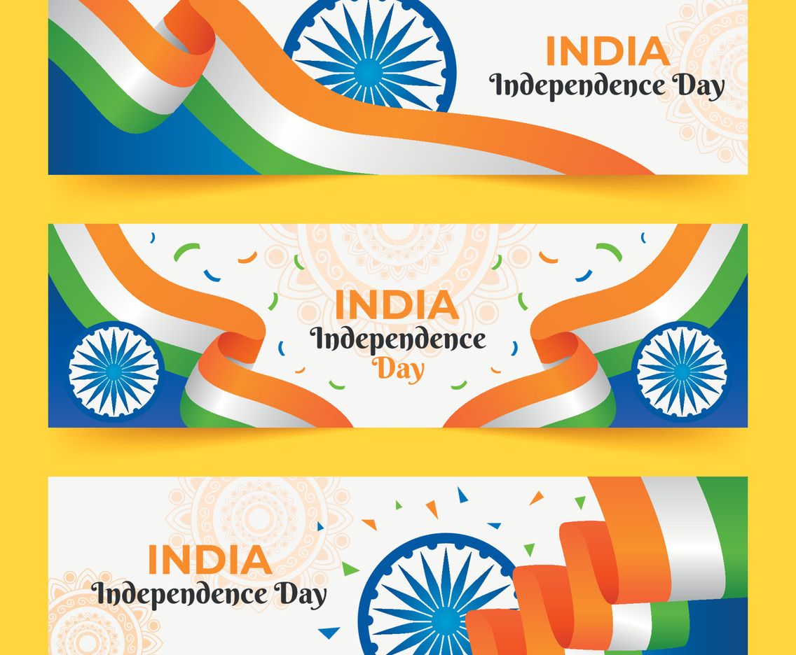 India Independence Day Banner Collection