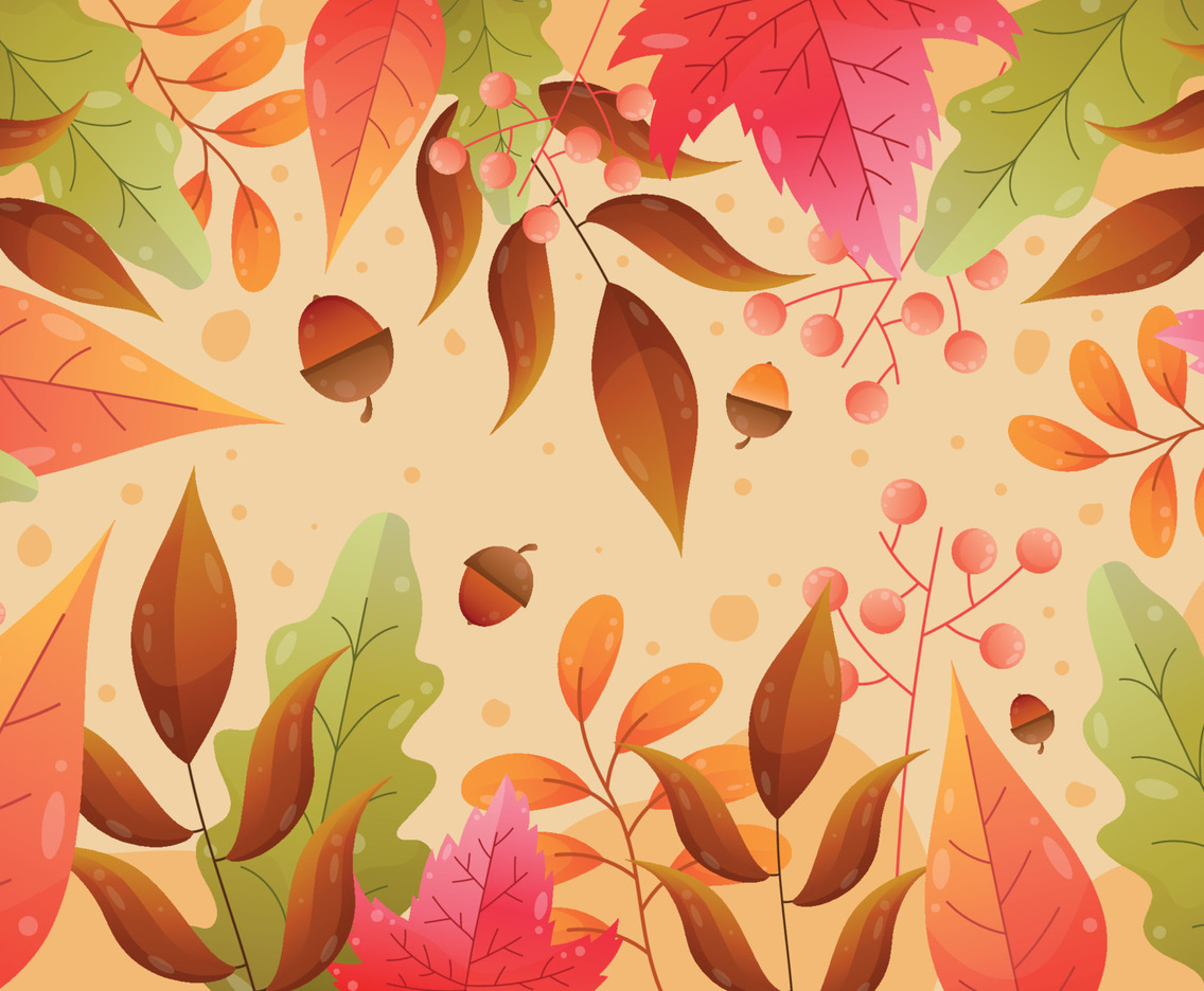 Abstract Fall Background Template