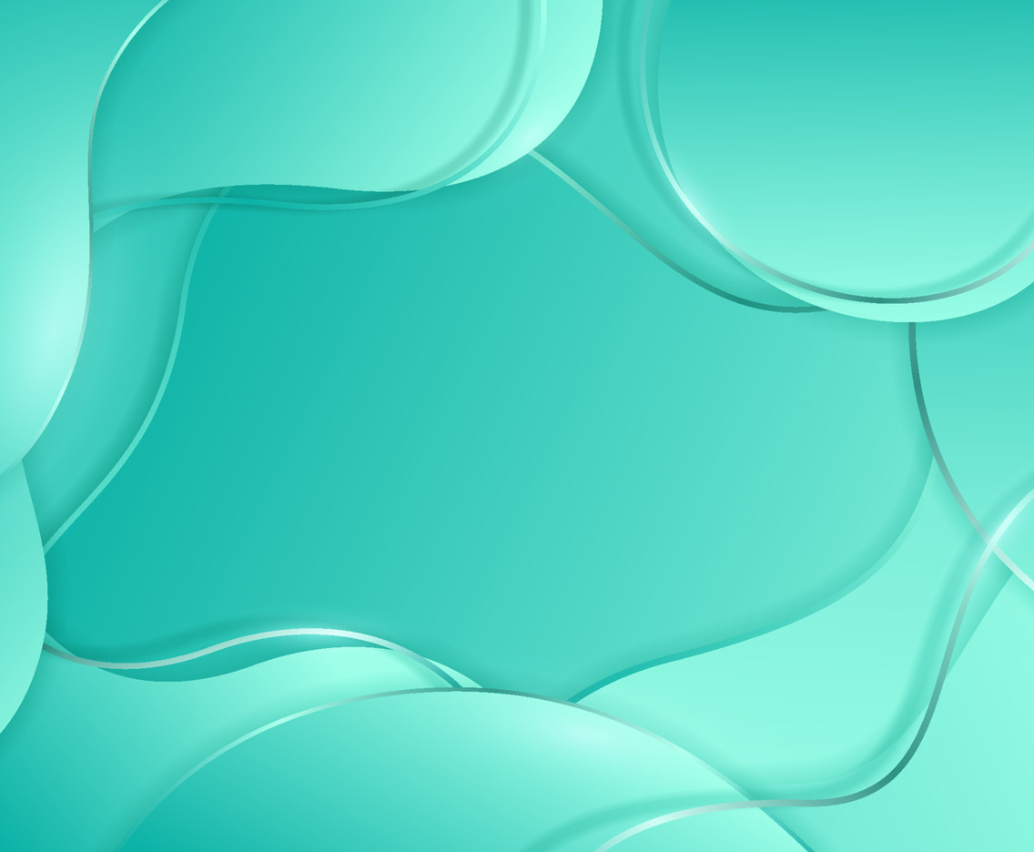 Mint Green Abstract Wave Background