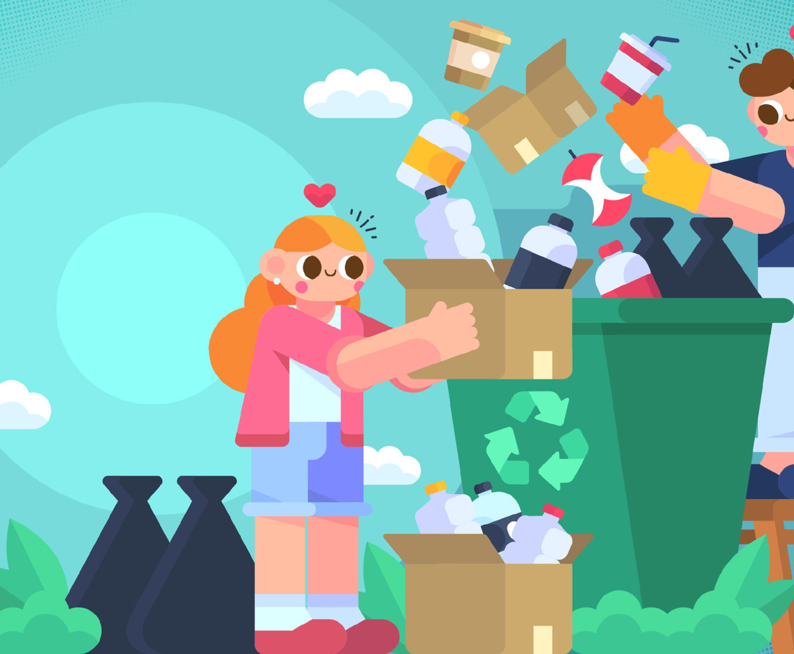 Keeping The Environment Clean By Recycling Garbage
