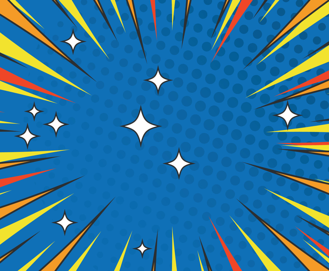 Comic Pop Art Background