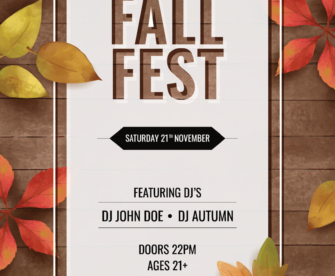 Fall Festival Poster