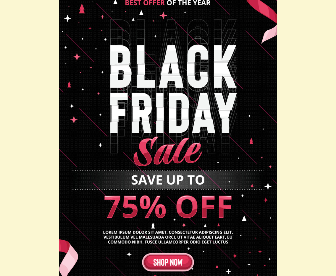 Black Friday Sale Poster template