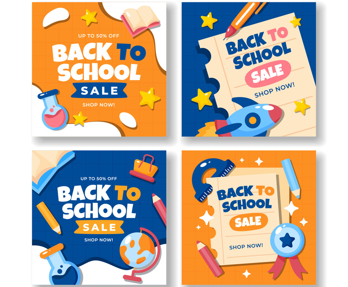 Back to School Sale Social Media