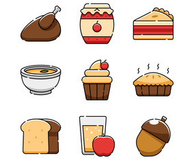 Free food and beverage - Vector Art