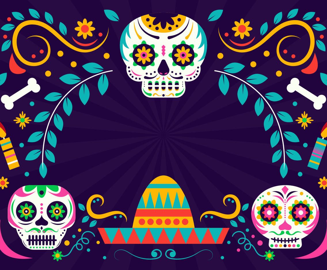 Dia De Los Muertos Background