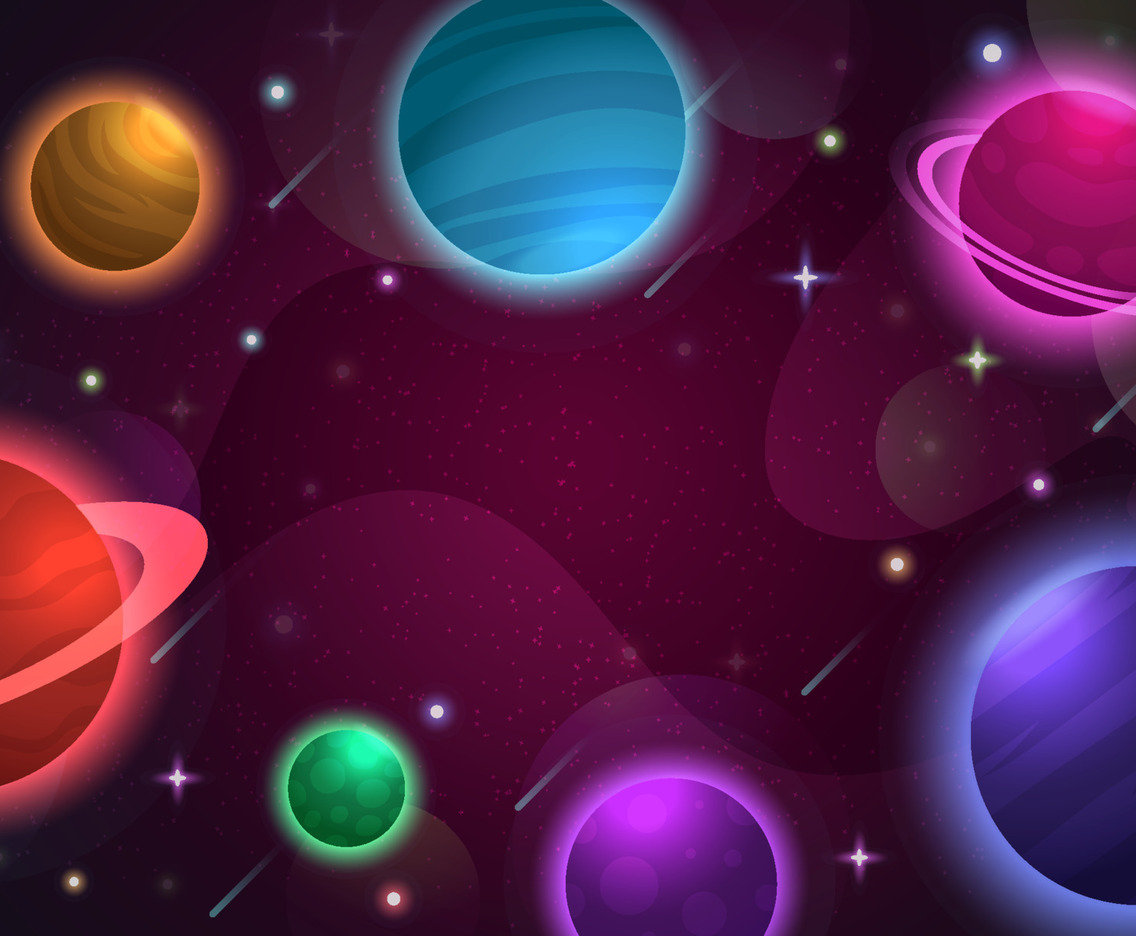 World Space Day Background Concept