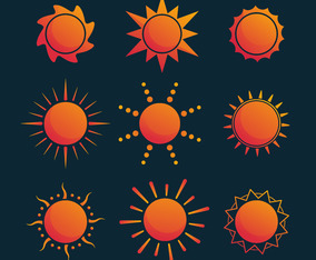 Free sun - Vector Art