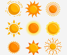 Free sun - Vector Art