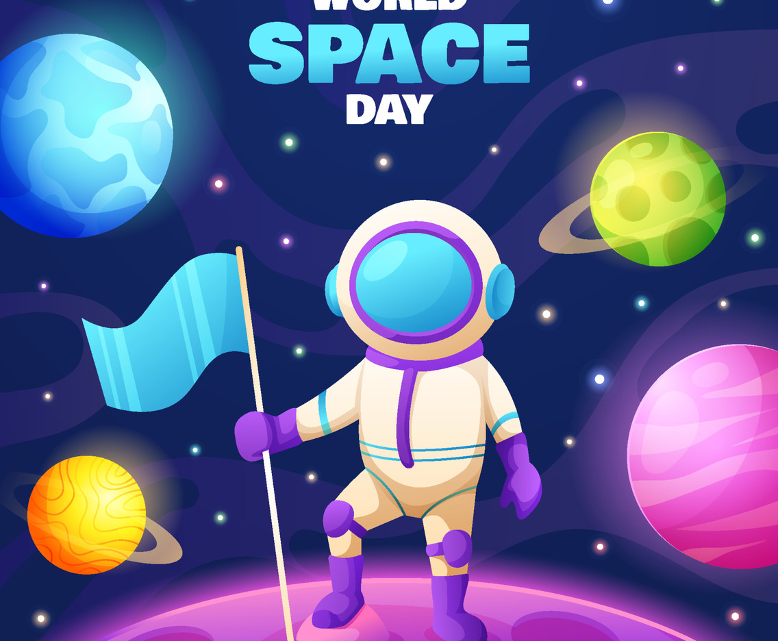 World Space Day Concept