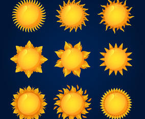 Free sun - Vector Art