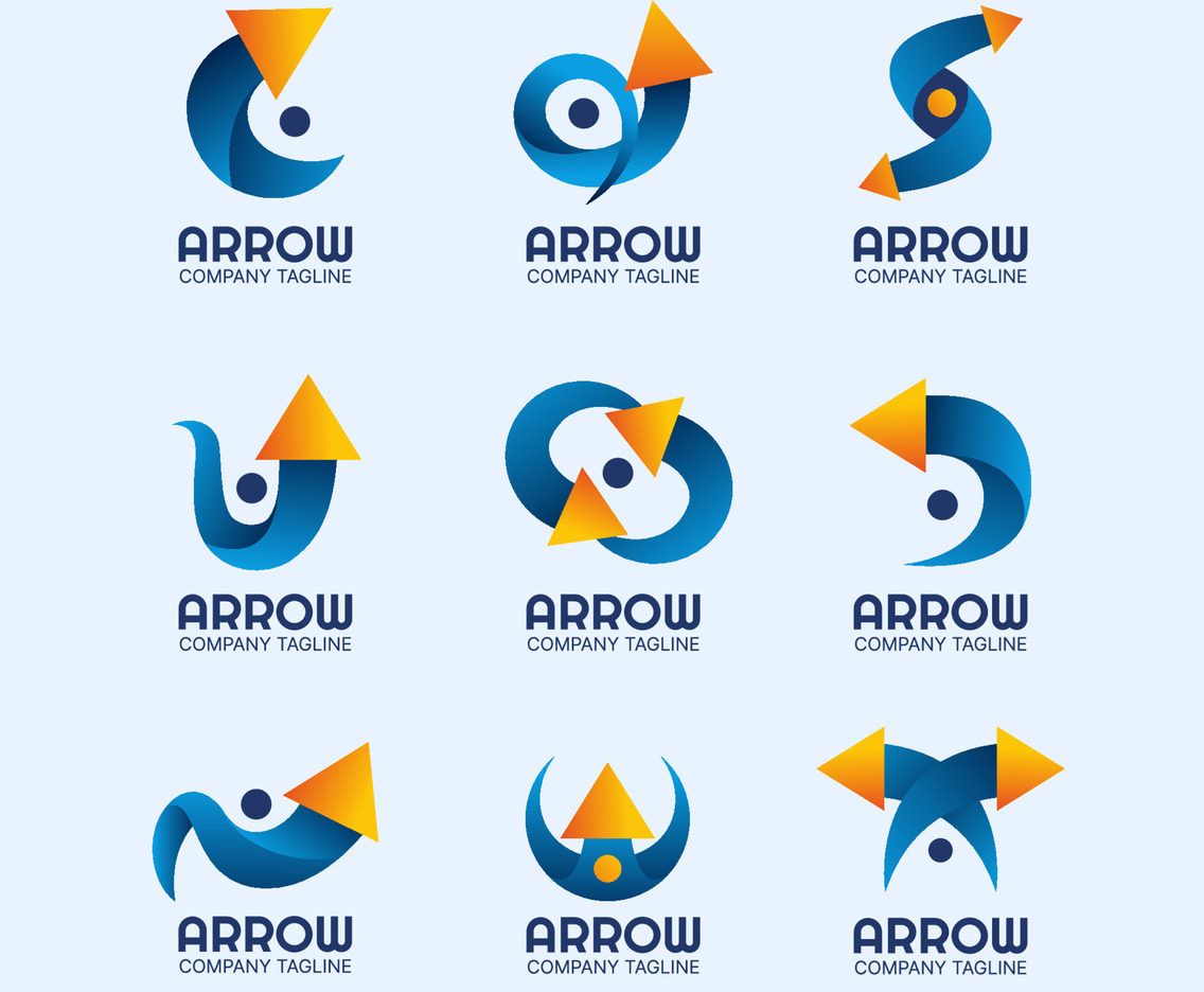 Simple Modern Arrow Logo