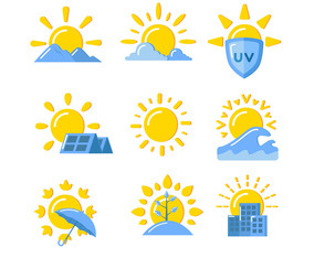 Free sun - Vector Art